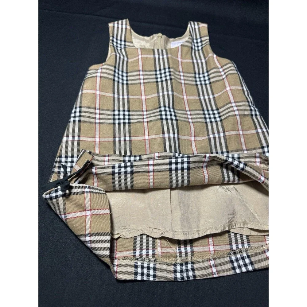 VTG Cottontail Originals Girls' 2T Plaid Dress US Made Preppy Retro Classic